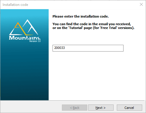 How to install the Mountains® Free Trial version - Digital Surf